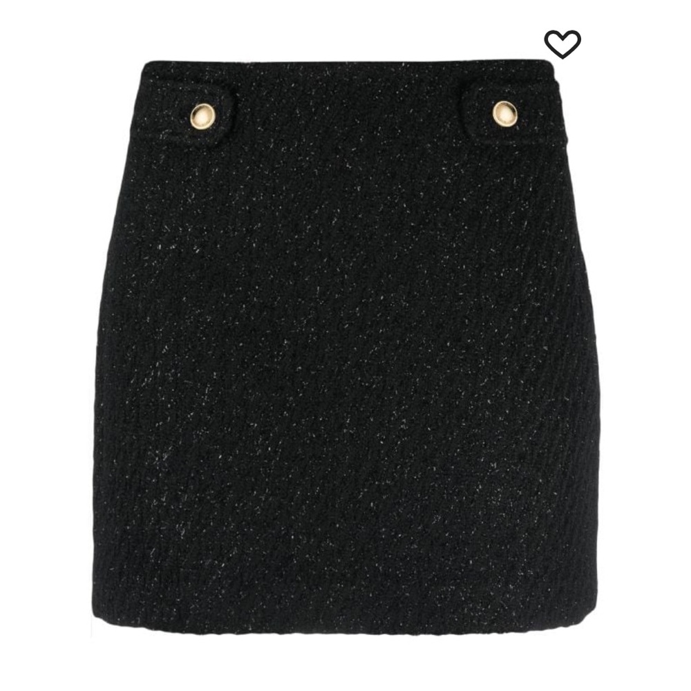 Michael Kors High Waisted Tweed Mini Skirt